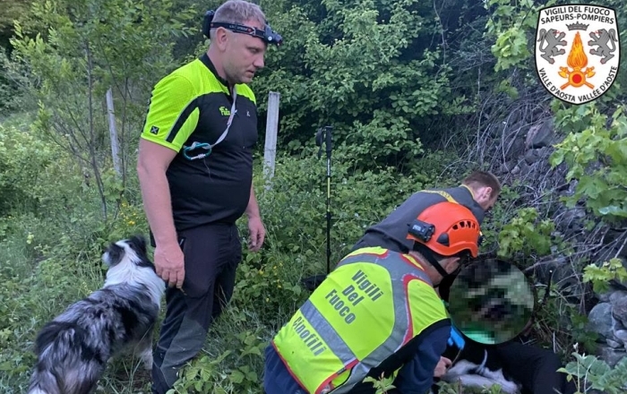 Aymavilles: anziano ospite della micro ritrovato dai vigili del fuoco
