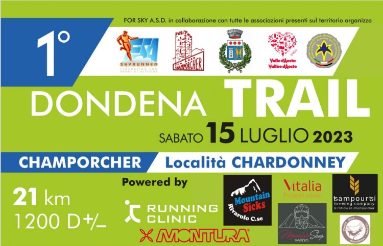 Dondena Trail: sabato 15 Luglio a Champorcher c’è la prima edizione
