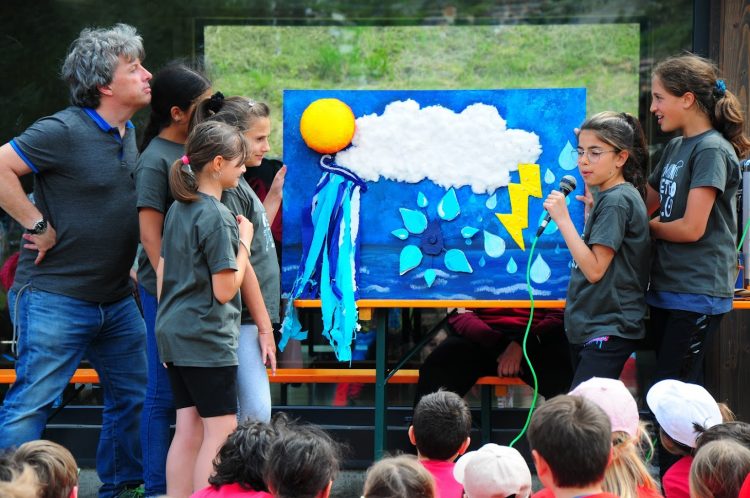150 bambini all’area verde di Pollein a lezione di meteorologia