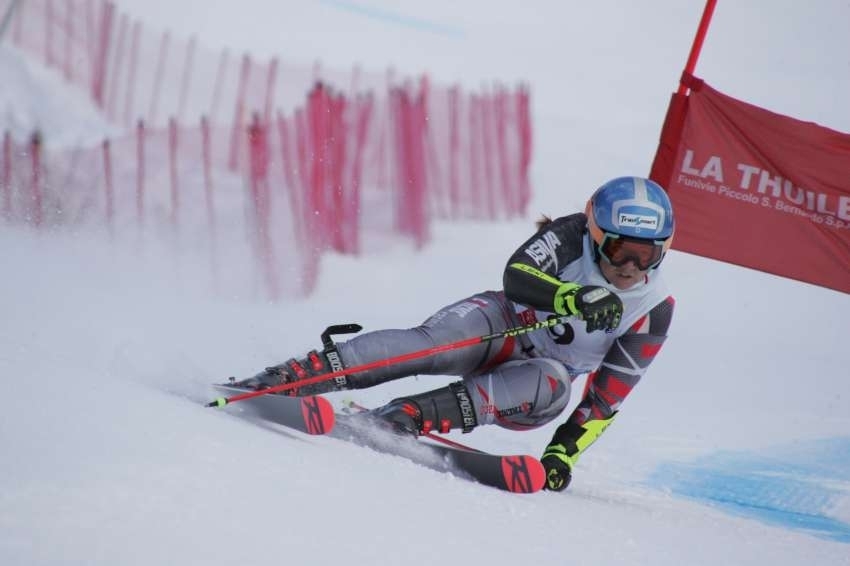 Sci alpino Collomb brilla nei due giganti di Coppa Europa di