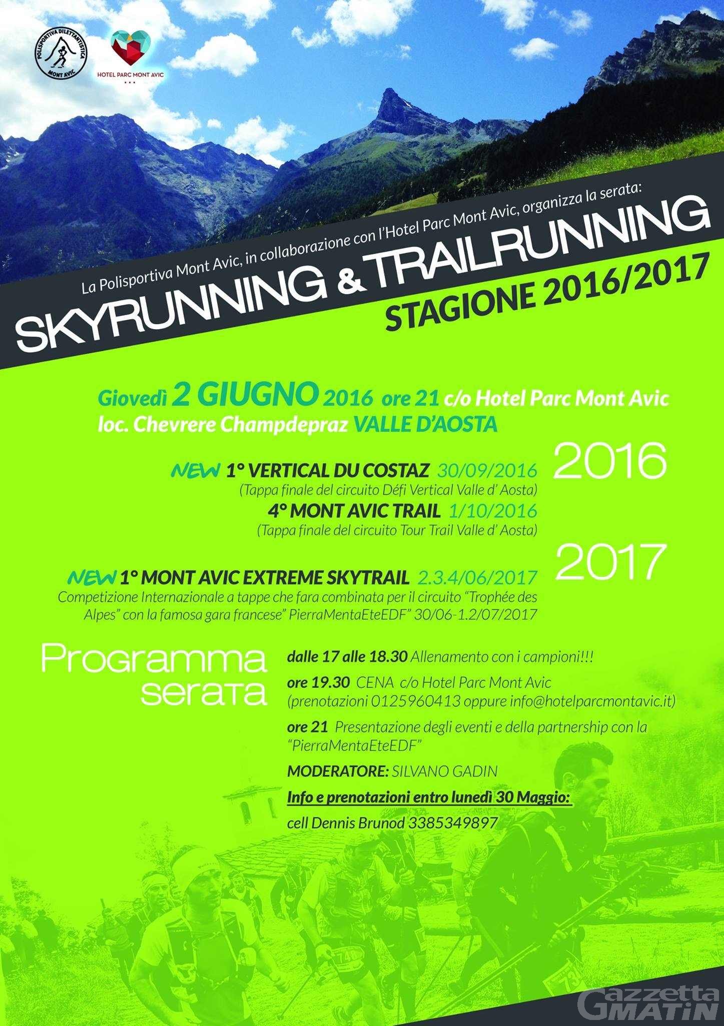 Skytrail e skyrunning: tre gare al Mont Avic Skytrail e skyrunning: tre gare al Mont Avic
