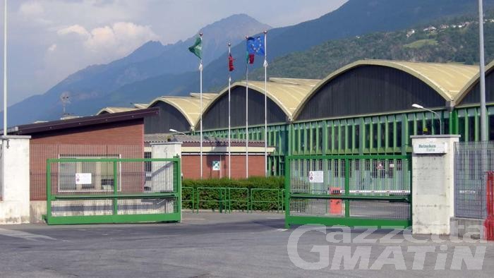 Industria: stato di agitazione all’Heineken di Pollein, dichiarati 9 esuberi Industria: stato di agitazione all’Heineken di Pollein, dichiarati 9 esuberi
