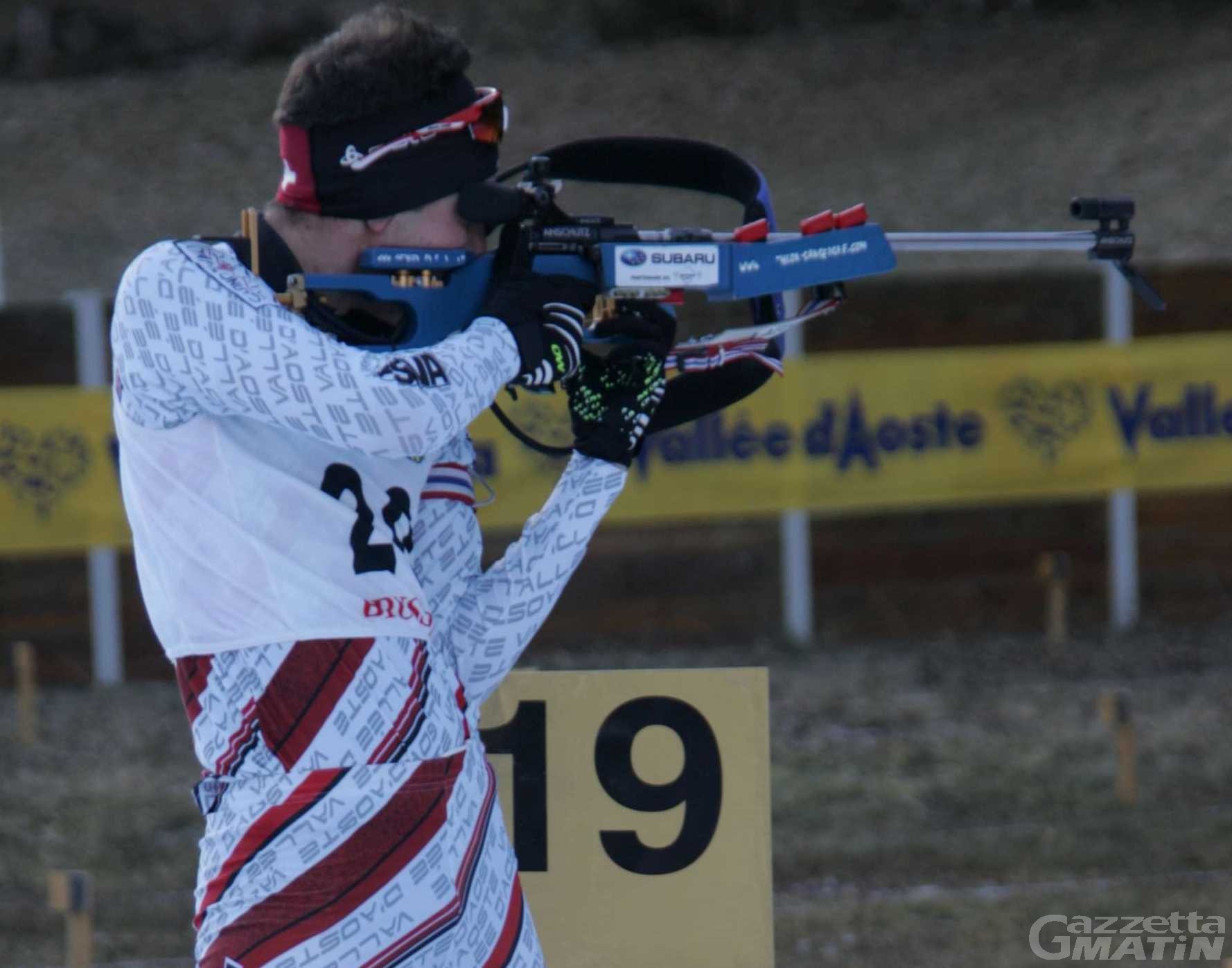 Biathlon: la Valle detta legge a Brusson Biathlon: la Valle detta legge a Brusson