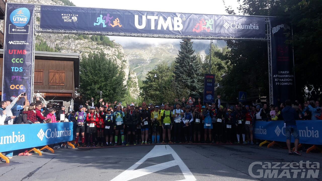 Ultra trail: partita la Courmayeur-Champex-Chamonix Ultra trail: partita la Courmayeur-Champex-Chamonix