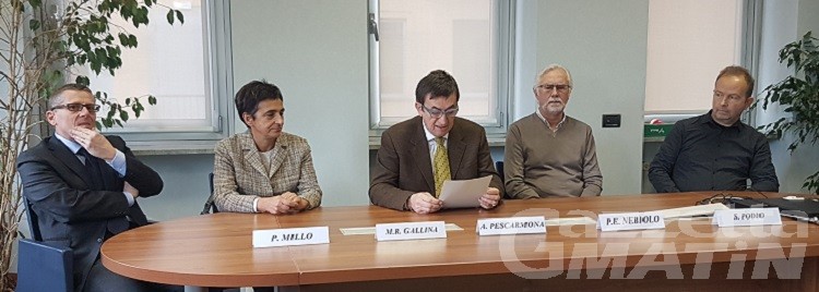 Gallina, Millo e Podio nuovi direttori in Pediatria, Chirurgia generale e Pronto soccorso Ausl Valle d’Aosta Gallina, Millo e Podio nuovi direttori in Pediatria, Chirurgia generale e Pronto soccorso Ausl Valle d’Aosta
