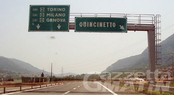Allarme frana Quincinetto rientrato, riapertura parziale dell’autostrada Allarme frana Quincinetto rientrato, riapertura parziale dell’autostrada