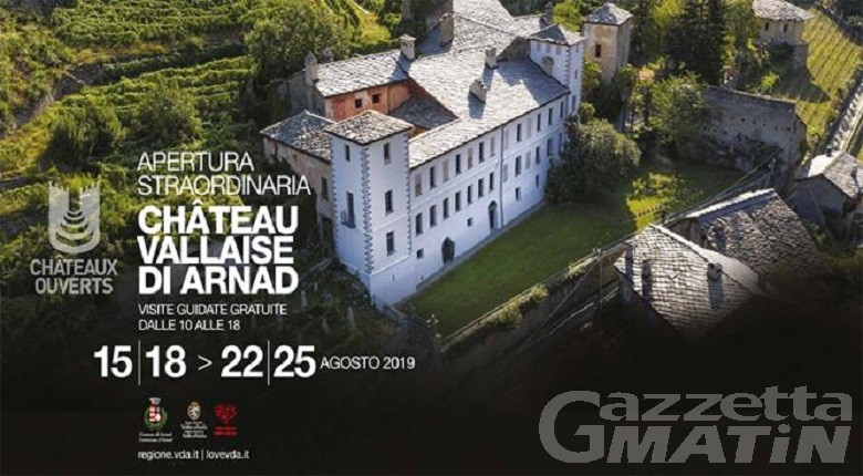 Arnad, più di 5000 visite al cantiere evento di Château Vallaise Arnad, più di 5000 visite al cantiere evento di Château Vallaise
