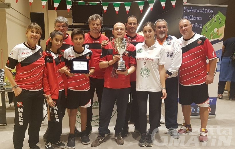 Subbuteo: l’Aosta Calcio Tavolo vince in Coppa Italia Subbuteo: l’Aosta Calcio Tavolo vince in Coppa Italia