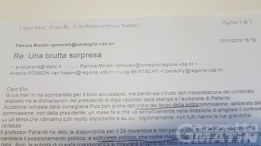 Scambio di mail su legge elettorale, Morelli: voglio andare a fondo Scambio di mail su legge elettorale, Morelli: voglio andare a fondo