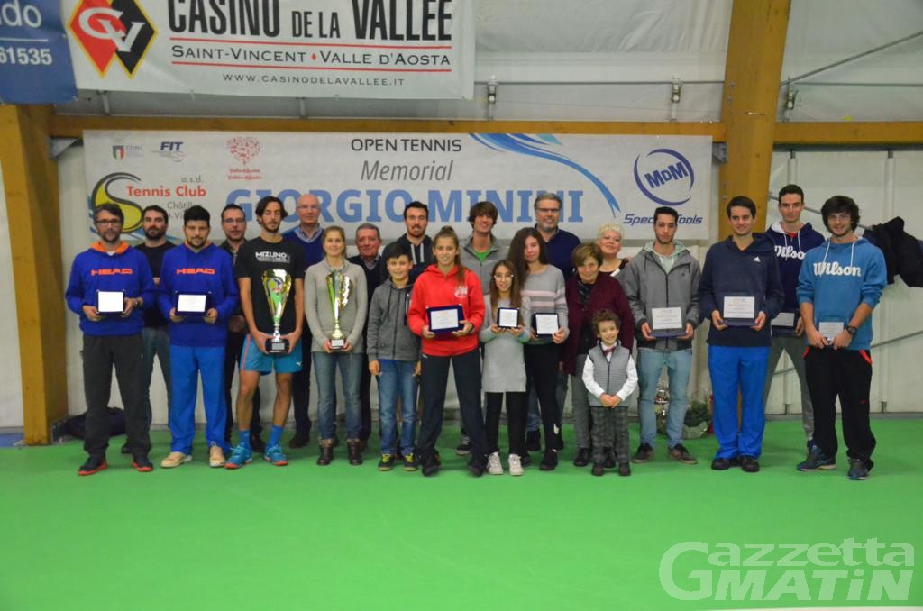 Tennis: torna il Memorial Giorgio Minini a Châtillon Tennis: torna il Memorial Giorgio Minini a Châtillon