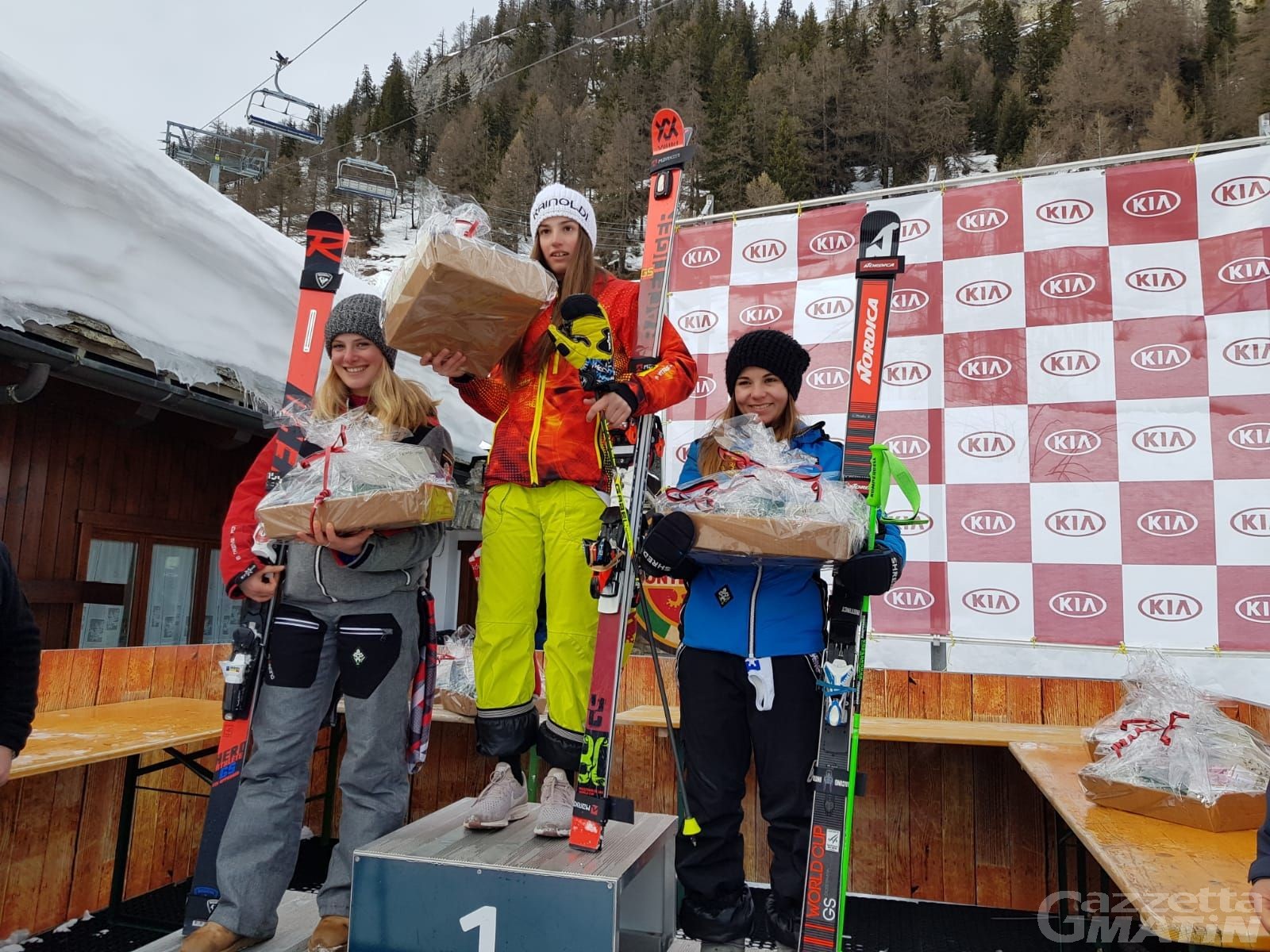 Sci alpino: Annette Belfrond seconda Aspiranti a Courmayeur Sci alpino: Annette Belfrond seconda Aspiranti a Courmayeur