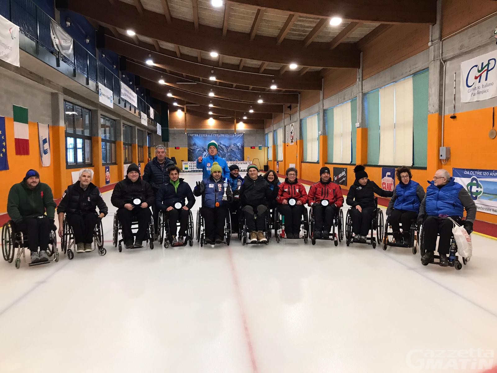 Wheelchair Curling: Marchese e De Florian vincono Wheelchair Curling: Marchese e De Florian vincono