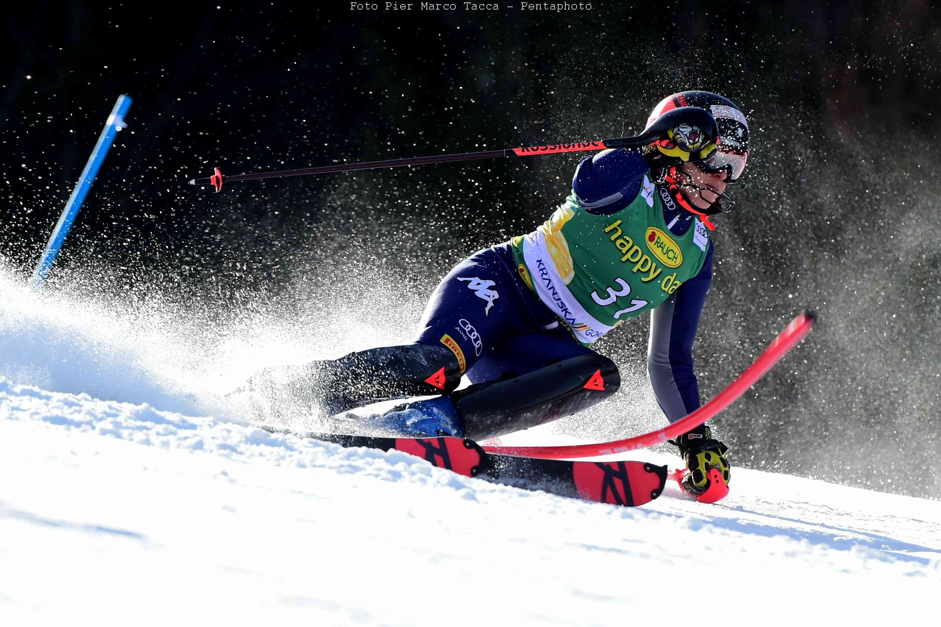 Sci alpino: Federica Brignone out a Kranjska Gora Sci alpino: Federica Brignone out a Kranjska Gora