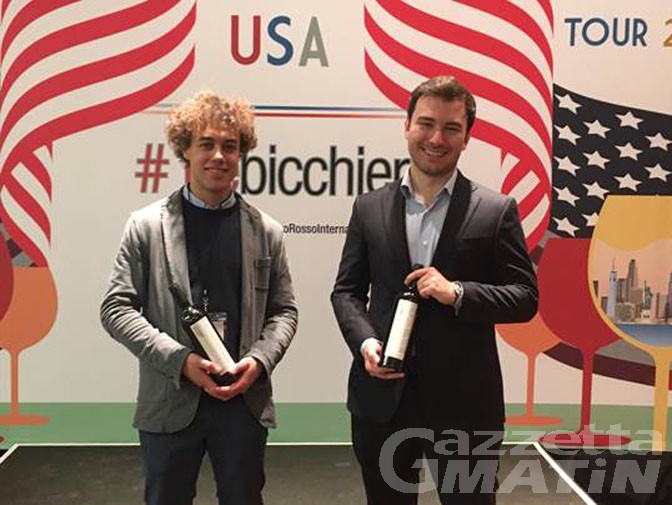 Vino: l’azienda Rosset di Quart premiata con Tre Bicchieri all’Usa Tour Vino: l’azienda Rosset di Quart premiata con Tre Bicchieri all’Usa Tour