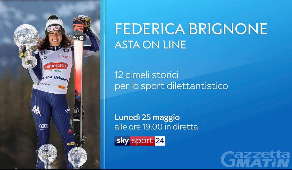I cimeli di Federica Brignone all’asta per l’Atletica Sandro Calvesi I cimeli di Federica Brignone all’asta per l’Atletica Sandro Calvesi