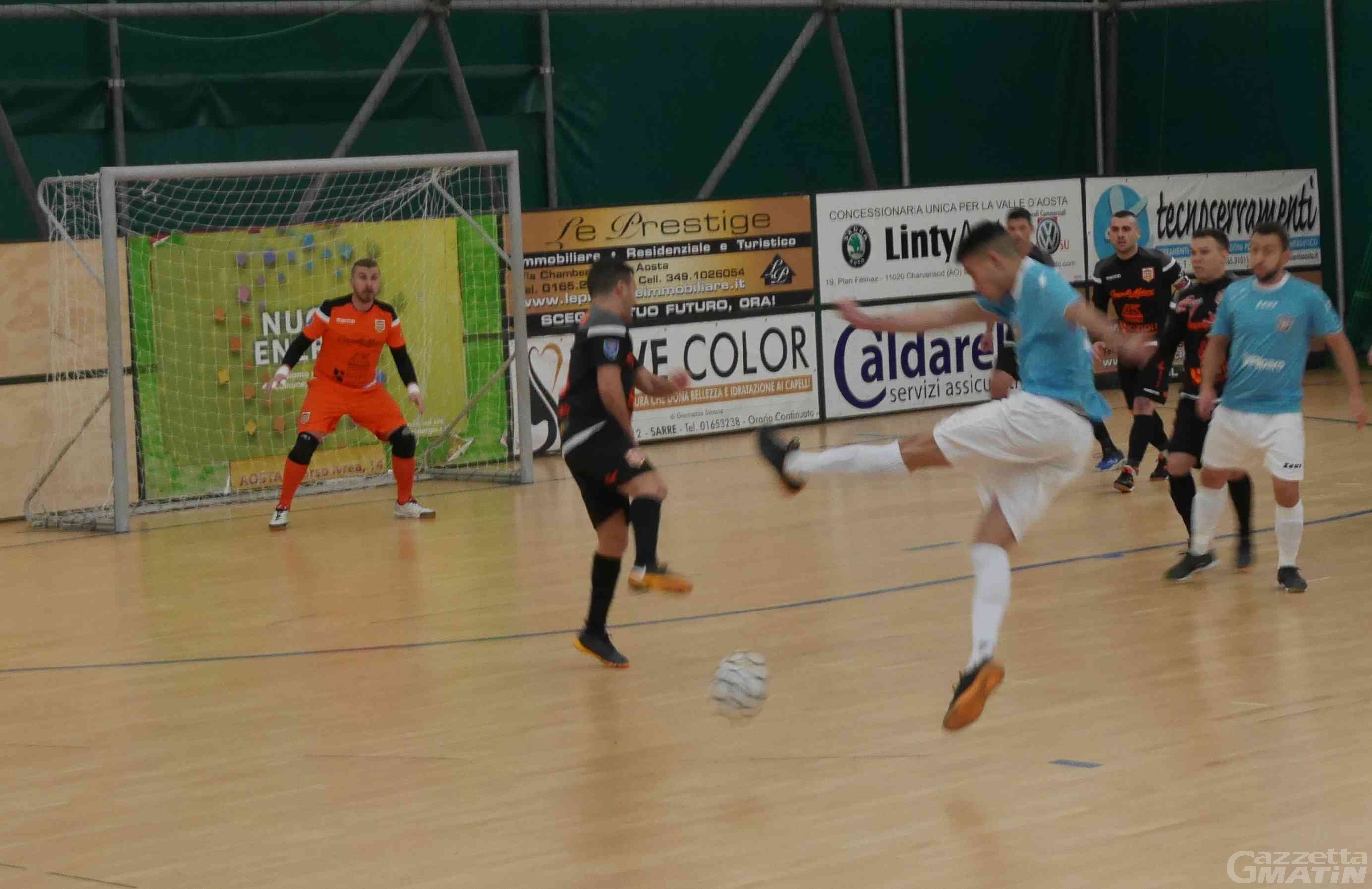 Futsal: pari stretto per l’Aosta Calcio 511 a Villorba Futsal: pari stretto per l’Aosta Calcio 511 a Villorba