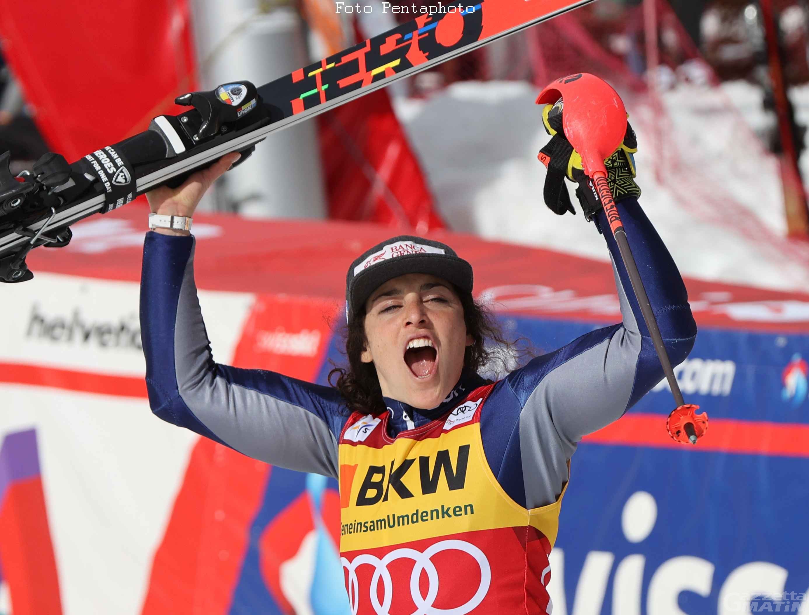Sci alpino: Federica Brignone trionfa e scrive la storia Sci alpino: Federica Brignone trionfa e scrive la storia