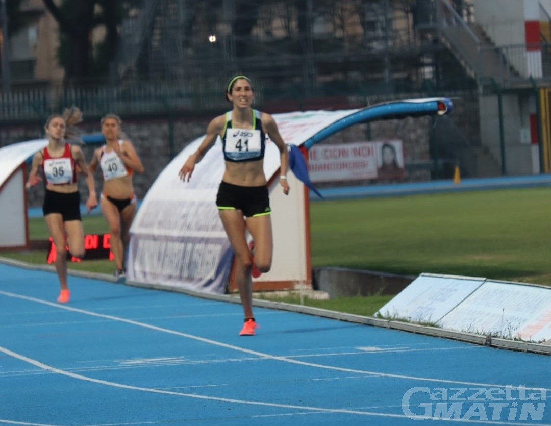 Atletica: Silvia Gradizzi campionessa italiana Juniores dei 3.000 metri Atletica: Silvia Gradizzi campionessa italiana Juniores dei 3.000 metri